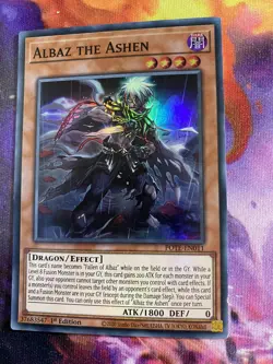 Yugioh - Albaz the Ashen - POTE-EN011 - Super Rare - 1st Editionh holo - Image 1