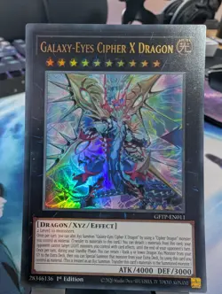 YuGiOh! Galaxy-Eyes Cipher X Dragon GFTP-EN011 Ultra Rare 1st Ed - Image 1