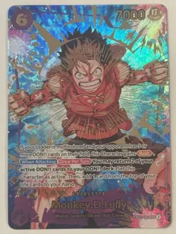 One Piece CCG Monkey D Luffy EB02-061 SEC SP - PRB02 Premium Booster - Near Mint - Image 1