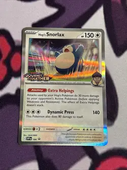 Hop's Snorlax - 184 (Prerelease) 184 Sv: Scarlet & Violet Promo Cards Holo - Image 2