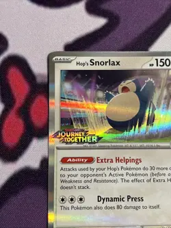Hop's Snorlax - 184 (Prerelease) 184 Sv: Scarlet & Violet Promo Cards Holo - Image 3