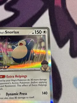 Hop's Snorlax - 184 (Prerelease) 184 Sv: Scarlet & Violet Promo Cards Holo - Image 4