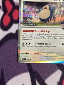 Hop's Snorlax - 184 (Prerelease) 184 Sv: Scarlet & Violet Promo Cards Holo - Image 5