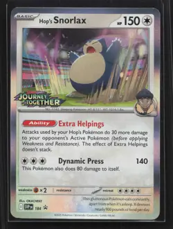 Hop's Snorlax - (Prerelease) Promo SV: Scarlet & Violet Promo Cards 184 NM - Image 1