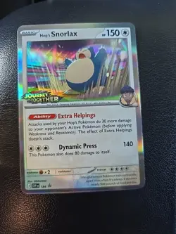 Hop's Snorlax - 184 (Prerelease) 184 Sv: Scarlet & Violet Promo Cards Holo - Image 3