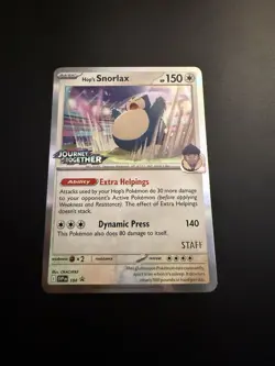 Hop's Snorlax - 184 (Prerelease) [Staff] 184 Sv: Scarlet & Violet Promo Cards - Image 1
