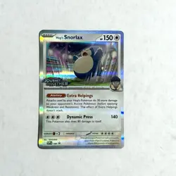 Hop's Snorlax - 184 (Prerelease) 184 Sv: Scarlet & Violet Promo Cards Holo - Image 1