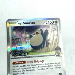 Hop's Snorlax - 184 (Prerelease) 184 Sv: Scarlet & Violet Promo Cards Holo - Image 2