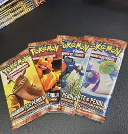Pokemon TCG Diamond & Pearl Booster 1x Factory Sealed 2007 (Portuguese Variant) 820650404207 - Image 2