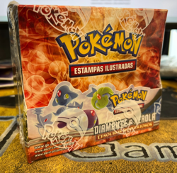 Pokemon FACTORY SEALED PORTUGUESE Diamond Pearl Mysterious Treasures Booster Box - Image 1