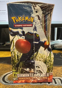Pokemon FACTORY SEALED PORTUGUESE Diamond Pearl Mysterious Treasures Booster Box - Image 3