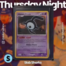 2007 POKEMON DIAMOND & PEARL MYSTERIOUS TREASURES #65/123 UNOWN E - Image 1