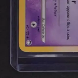 2007 POKEMON DIAMOND & PEARL MYSTERIOUS TREASURES #65/123 UNOWN E - Image 4