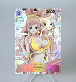 9×One Piece Doujin Card ladies Series 1 Goddess Stroy Waifu ACG Custom DIY Holo - Image 3