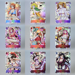 9×One Piece Doujin Card ladies Series 2 Goddess Stroy Waifu ACG Custom DIY Holo - Image 1