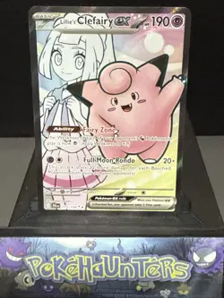 Pokemon Card Lillie's Clefairy ex 173/159 Full Art Journey Together Near Mint - Image 1