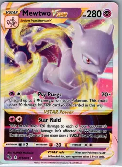 Mewtwo VSTAR 031/078 Pokemon GO - Pokemon Card - NM - Image 1