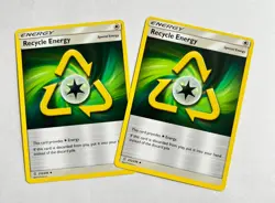 Recycle Energy 212/236 Unified Minds 2019 Pokemon Cards LP 2x x2 - Image 1