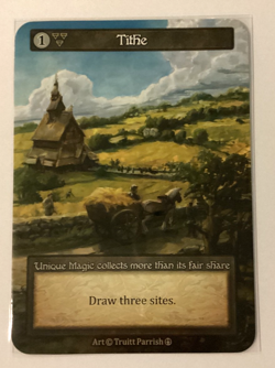 Tithe Non-Foil Unique Sorcery Arthurian Legends AL TCG Trading Card - Image 1