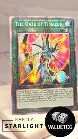 The Gaze of Timaeus (TCG Version: TTP1-JP003) Starlight Rare Custom Card - Image 2
