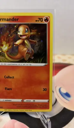Charmander SWSH092 SWSH: Sword & Shield Promo Card Cosmo Holo NM - Image 3