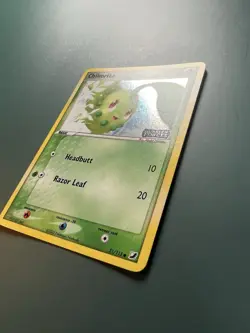 Chikorita 51/115 Stamped Reverse Holo EX Unseen Forces Pokemon TCG Card NM - Image 4