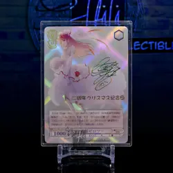 Bride Zero Two Card Flash Gold Holo Foil Signature Waifu Japanese Darling Franxx - Image 2