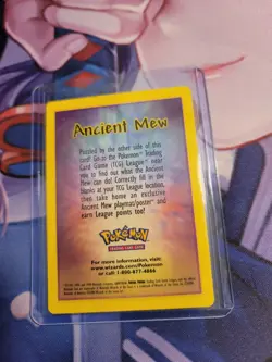 1998 TGC League Pokemon Movie Ancient Mew Detail Insert Card HTF RARE - Image 1
