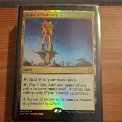 Spire of Industry -Foil Light Play MTG Aether Revolt - Image 1