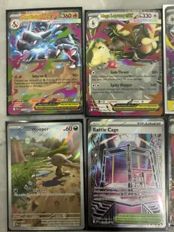 Pokemon Mega Evolutions Phantasmal Flames Ex/Ir Card Lot Six Cards - Image 2