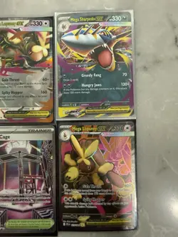 Pokemon Mega Evolutions Phantasmal Flames Ex/Ir Card Lot Six Cards - Image 3