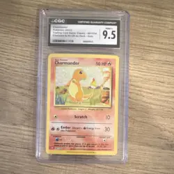 Pokemon Charmander 001/034 Classic Collection Holo 2023 CGC 9.5 TCG Card - Image 1