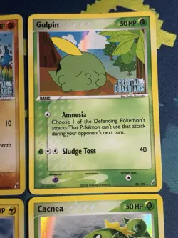 Ex Crystal Guardians Set Stamped Reverse Holo Foil 4 Pokemon Card Lot Played - Image 3