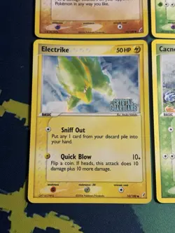 Ex Crystal Guardians Set Stamped Reverse Holo Foil 4 Pokemon Card Lot Played - Image 5