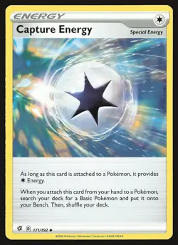 SWSH02: Rebel Clash Capture Energy #171/192 Uncommon Pokemon Card - Image 1