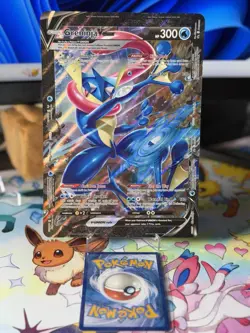 Greninja V-Union SWSH155 JUMBO OVERSIZED Black Star Promo Pokemon Card - Image 1