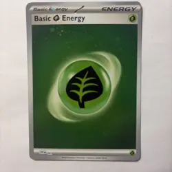 Basic Grass Energy Cosmos Holo SVE EN 001 Scarlet & Violet Pokemon Card NM/M 151 - Image 1