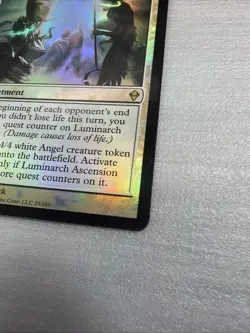Luminarch Ascension FOIL Zendikar NM White Rare MAGIC CARD - Image 3
