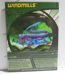 Bakugan Card - Windmills - Green Ability Card - BA626 - 44/48q - 2009 - Image 1