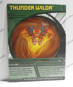 Bakugan Card - Thunder Wilda - Green Ability Card - BA672 - 42/48q - 2009 - Image 1