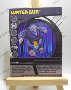 Bakugan Card - Water Gun - Blue Ability Card - BA667 - 37/48q - 2009 - Image 1