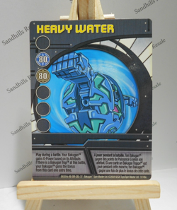 Bakugan Card - Heavy Water - Blue Ability Card - BA384a - 37/48e - 2008 - Image 1