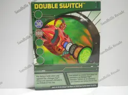 Bakugan Card - Double Switch - Green Ability Card - BA627 - 45/48q - 2009 - Image 1