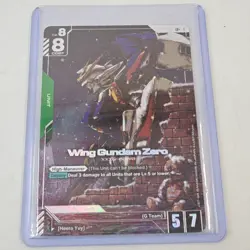 Wing Gundam Zero GD01-024 LR+ Alt Art English Newtype Rising TCG Card - Image 3