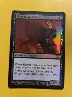 MTG - Sleeper Agent - FOIL - Tenth 10th Edition - Near Mint - Image 1