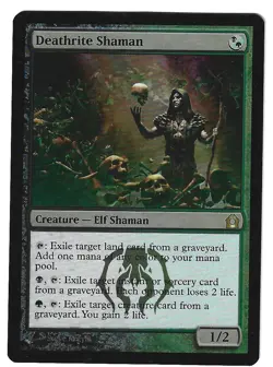 MTG - DEATHRITE SHAMAN - RETURN TO RAVNICA - FOIL RARE - Image 1