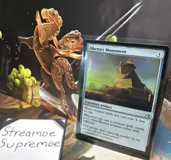 X1 MTG Foil Oketra's Monument from AKH - Image 1