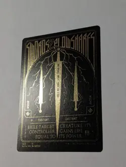 Swords to Plowshares (Foil Etched) (Gold) Secret Lair Drop Foil - MSCHF - Image 1