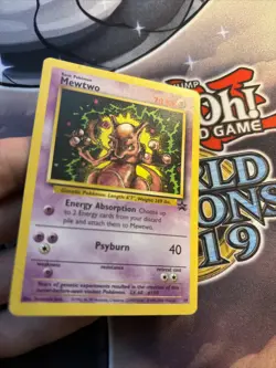 Pokemon TCG Mewtwo Wizards Black Star Promos 14 (SW) Regular Promo MP - Image 3