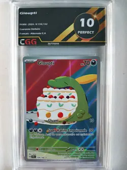 Carte Pokemon Francais Gloupti (SCR 154) Couronne Stellaire CGG 10 26770044 - Image 1